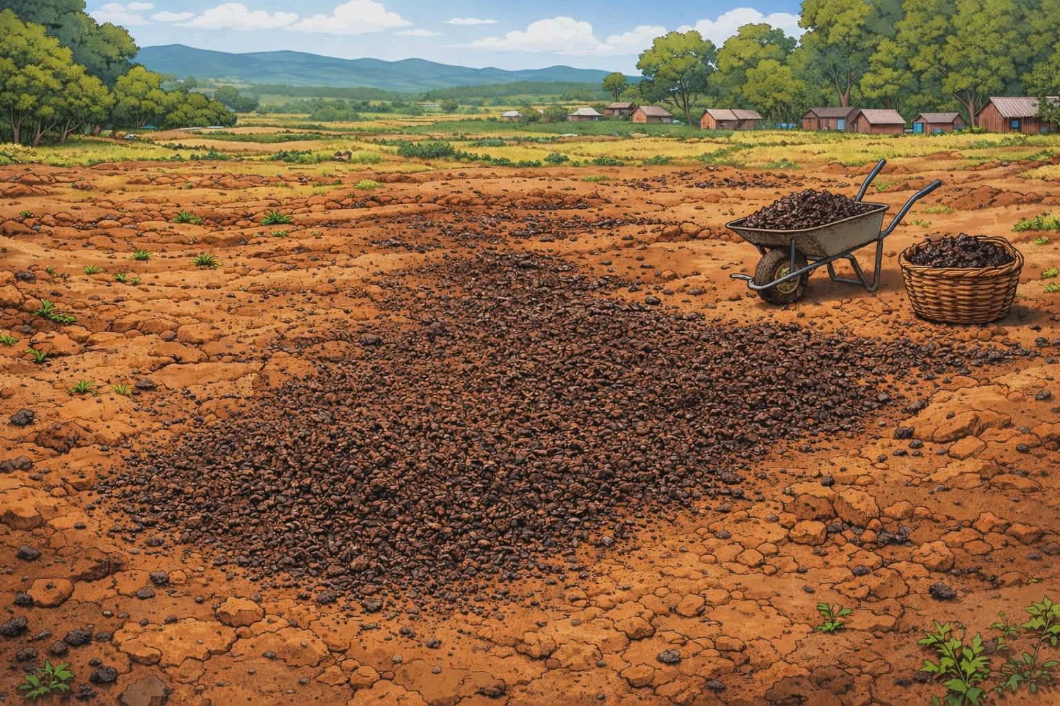 Applying Biochar to soil